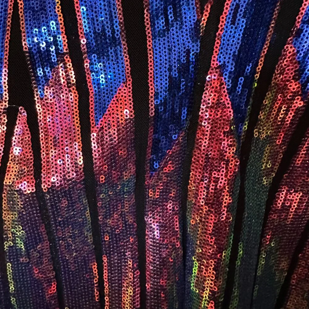 Color-Shifting Sequin Caftan | Jennafer Grace | Petite/XL Fit - Picture 5 of 11